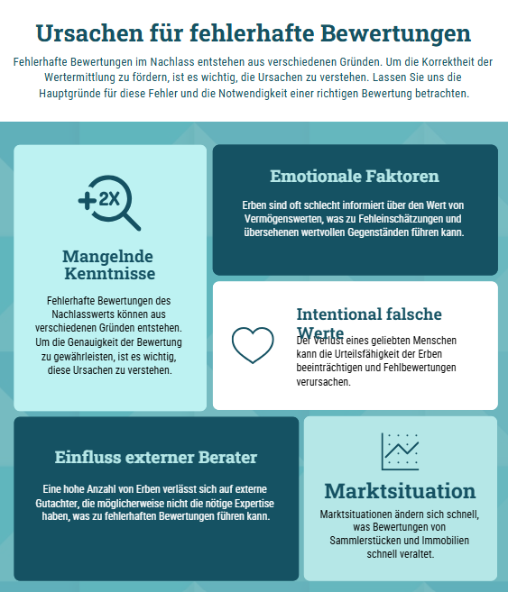 Ursachen für fehlerhafte Bewertungen infographic Ursachen für fehlerhafte Bewertungen infographic